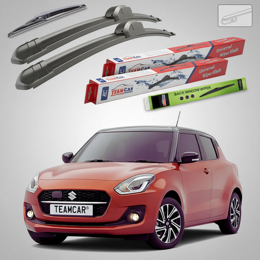 Ștergătoare Suzuki Swift AZ/A2L 2017-2024 | Set Față și Spate Flat – TeamCar®