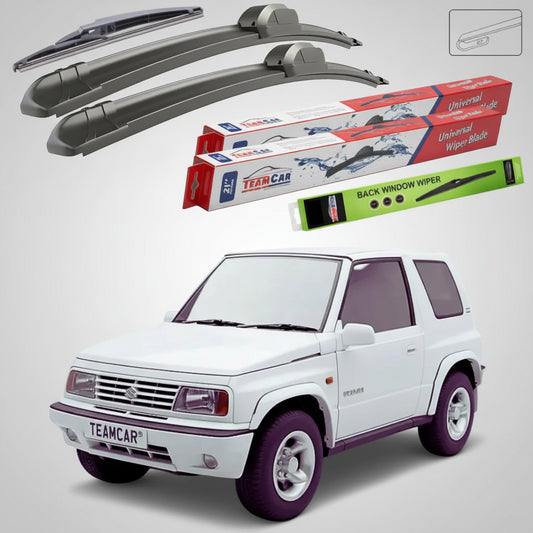 Ștergătoare Suzuki Vitara ET 1995-1998 | Set Față și Spate Flat – TeamCar®