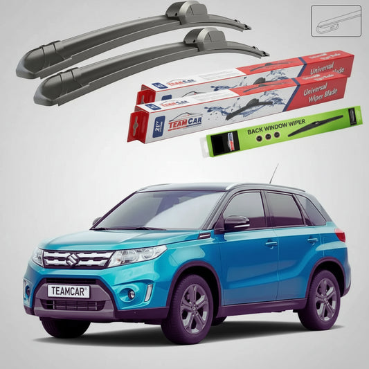 Ștergătoare Suzuki Vitara LY 2015-2018 | Set Față și Spate Flat – TeamCar®