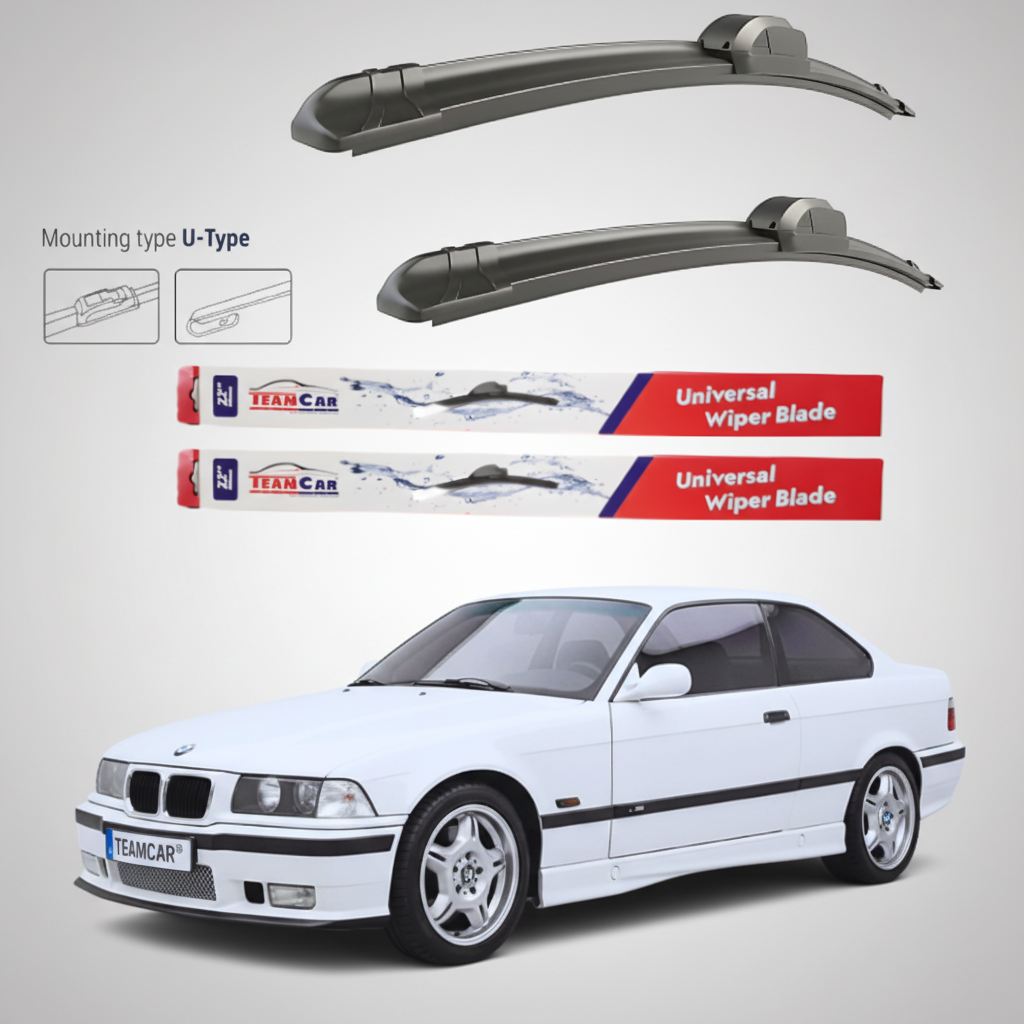 Ștergătoare BMW Seria 3 E36 Coupe (1992–1999) Flat | Set Față – TeamCar®