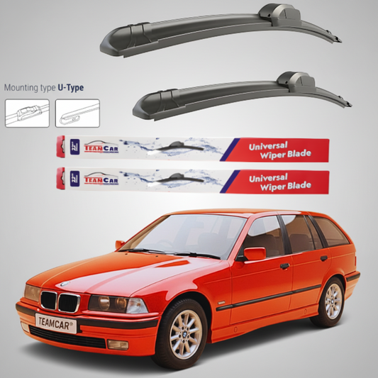 Ștergătoare BMW Seria 3 E36 Touring (1995–1999) Flat | Set Față – TeamCar®