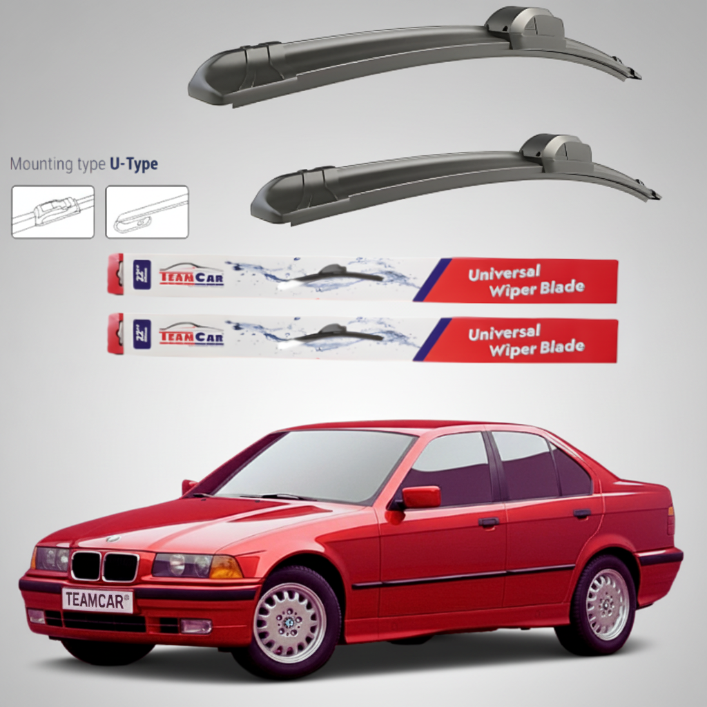 Ștergătoare BMW Seria 3 E36 Sedan (1990–1999) Flat | Set Față – TeamCar®