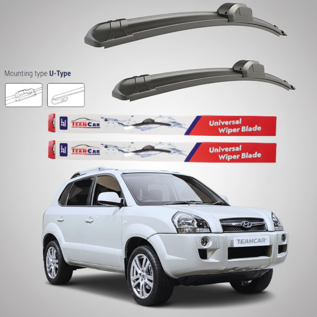 Ștergătoare Hyundai Tucson (2004–2010) Flat | Set față – TeamCar®