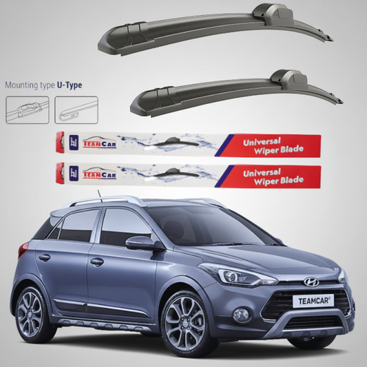 Ștergătoare Hyundai i20 Active (2016–2018) Flat | Set față – TeamCar®