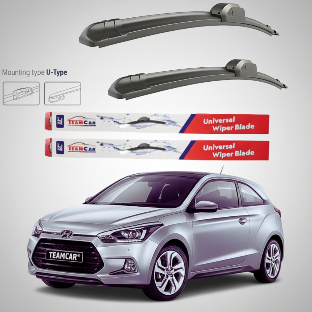 Ștergătoare Hyundai i20 Coupe (2015–2018) Flat | Set față – TeamCar®