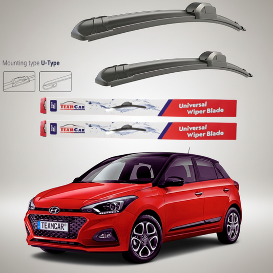 Ștergătoare Hyundai i20 GB Facelift (2018–2020) Flat | Set față – TeamCar®