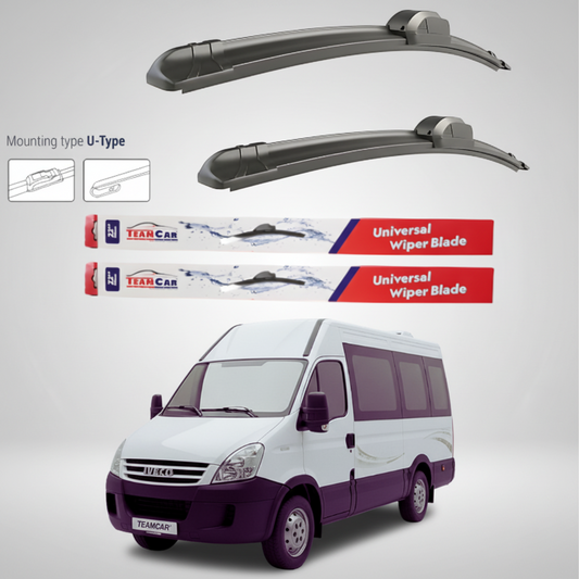 Ștergătoare IVECO Daily Minibus (2006–2009) Flat | Set față – TeamCar®