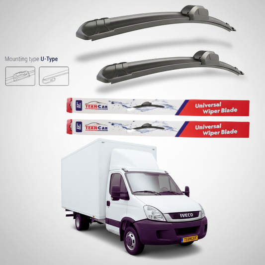 Ștergătoare IVECO Daily Furgon (2006–2009) Flat | Set față – TeamCar®