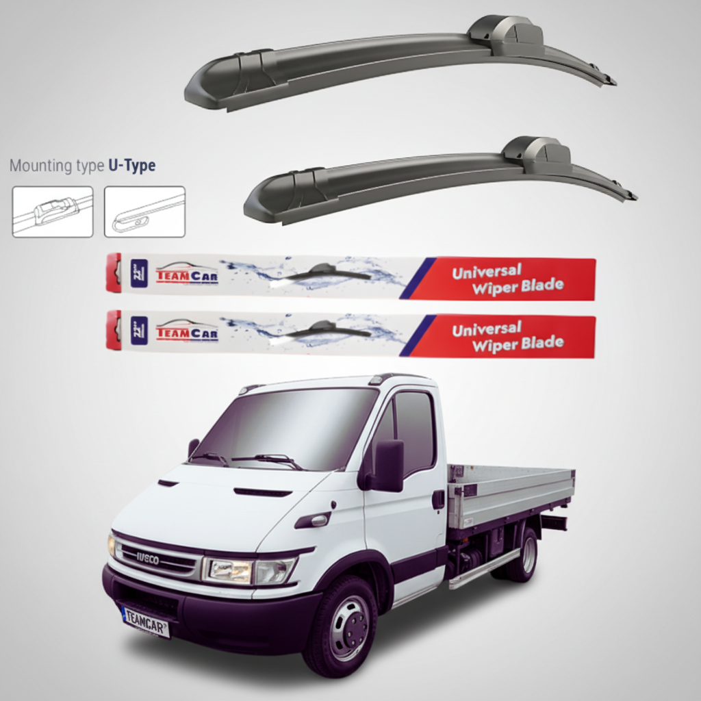 Ștergătoare IVECO Daily MK3 Basculantă (2004–2006) Flat | Set față – TeamCar®