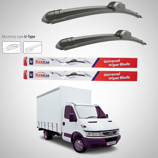 Ștergătoare IVECO Daily MK3 Furgon (2004–2006) Flat | Set față – TeamCar®