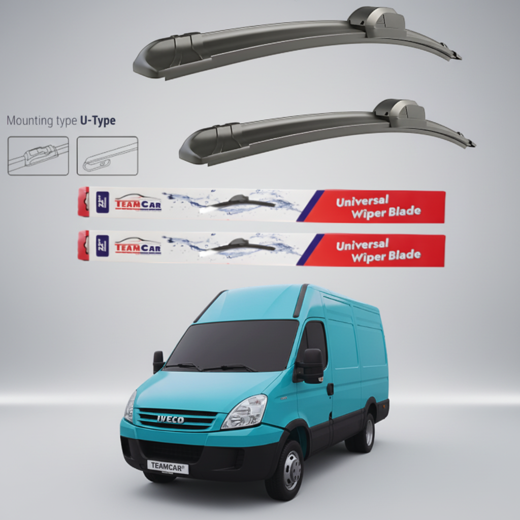 Ștergătoare IVECO Daily (2006–2009) Flat | Set față – TeamCar®