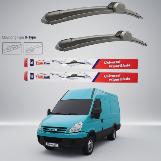 Ștergătoare IVECO Daily (2006–2009) Flat | Set față – TeamCar®