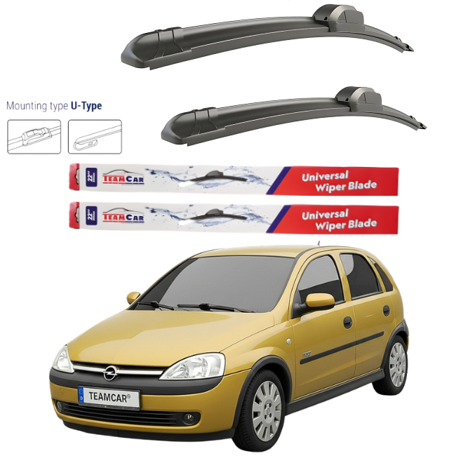 set de ștergătoare pentru Opel Corsa (C F08, F68)