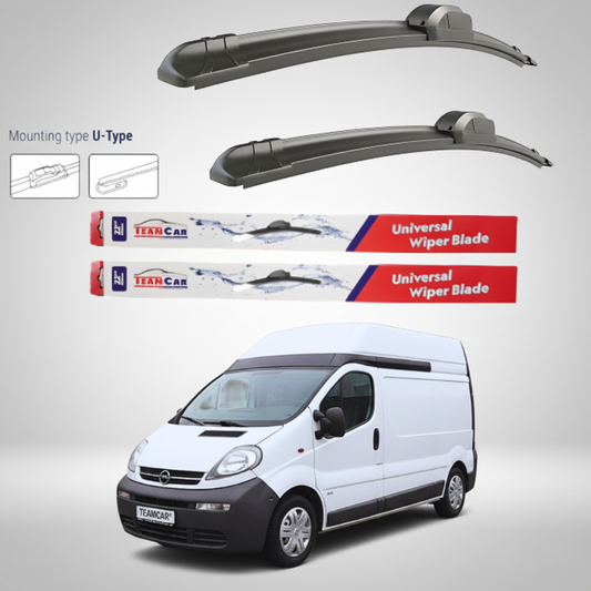 Ștergătoare Opel Vivaro Van L1H2 (2001–2006) Flat | Set față – TeamCar®