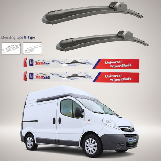 Ștergătoare Opel Vivaro Van L1H2 (2006–2014) Flat | Set față – TeamCar®