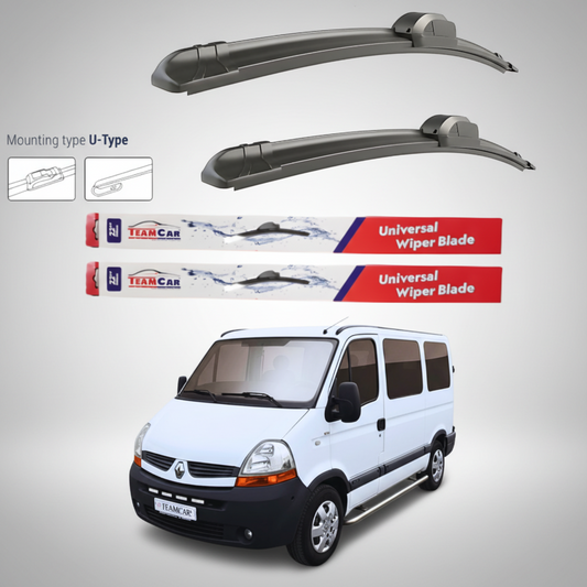 Ștergătoare Renault Master Combi L1H1 (2006–2010) Flat | Set față – TeamCar®