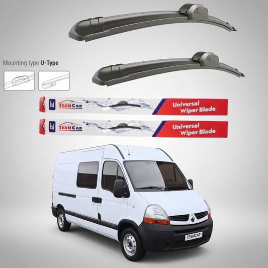 Ștergătoare Renault Master Combi L2H2 (2006–2010) Flat | Set față – TeamCar®