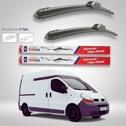 Ștergătoare Renault Trafic II FL Van L1H2 (2001–2006) Flat | Set față – TeamCar®