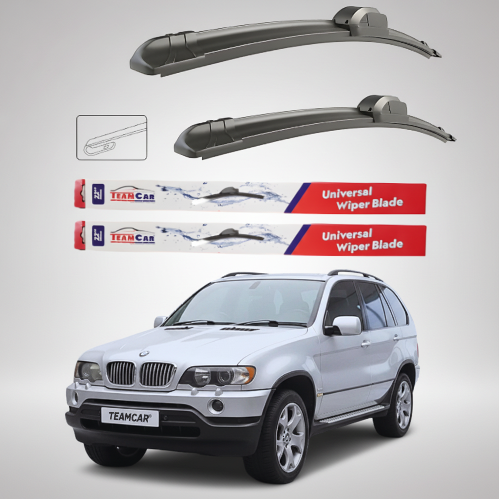 Ștergătoare BMW X5 E53 (1999–2002) Flat | Set Față – TeamCar®