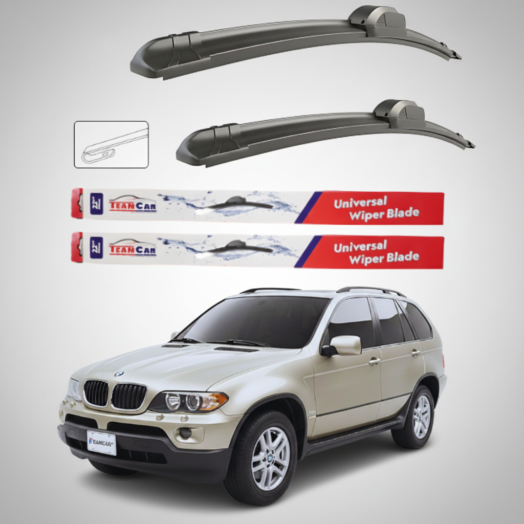 Ștergătoare BMW X5 E53 (2002-2006) Flat | Set Față – TeamCar®