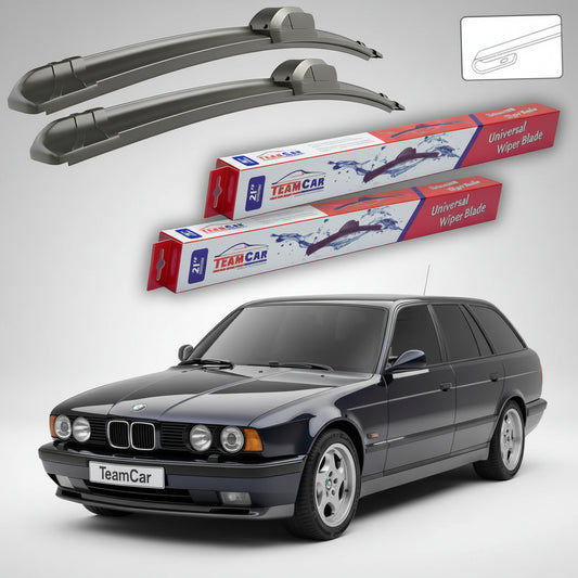Ștergătoare TeamCar® pentru BMW Seria 5 Touring (E34) 1991–1997 – Set Față Flat