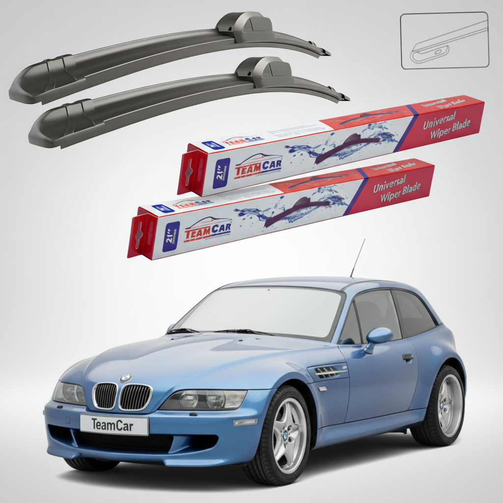Ștergătoare TeamCar® pentru BMW Z3 Coupé (E36/8) 1997–2003 – Set Față Flat