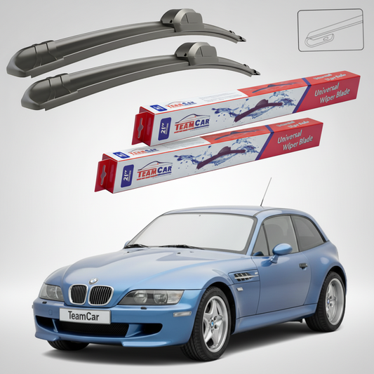 Ștergătoare TeamCar® pentru BMW Z3 Coupé (E36/8) 1997–2003 – Set Față Flat