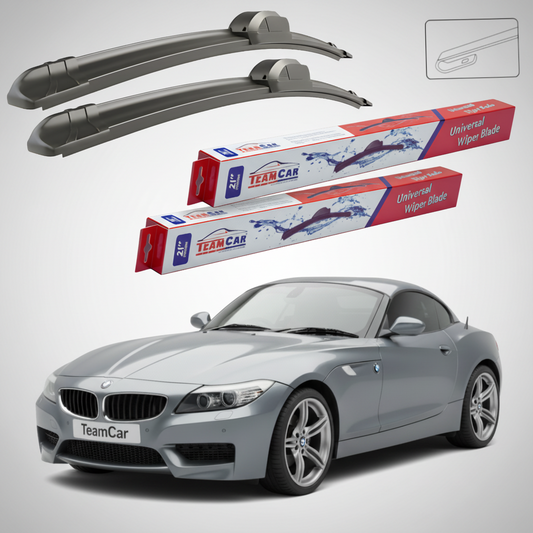 Ștergătoare TeamCar® pentru BMW Z4 Roadster (E89) 2009–2016 – Set Față Flat