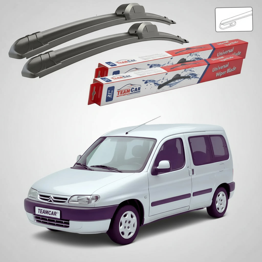 Ștergătoare Citroën Berlingo Gen I (M49) MPV 1996-2002 | Set Față Flat – TeamCar®
