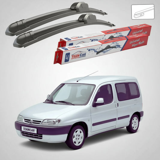 Ștergătoare Citroën Berlingo Gen I (M49) MPV 1996-2002 | Set Față Flat – TeamCar®
