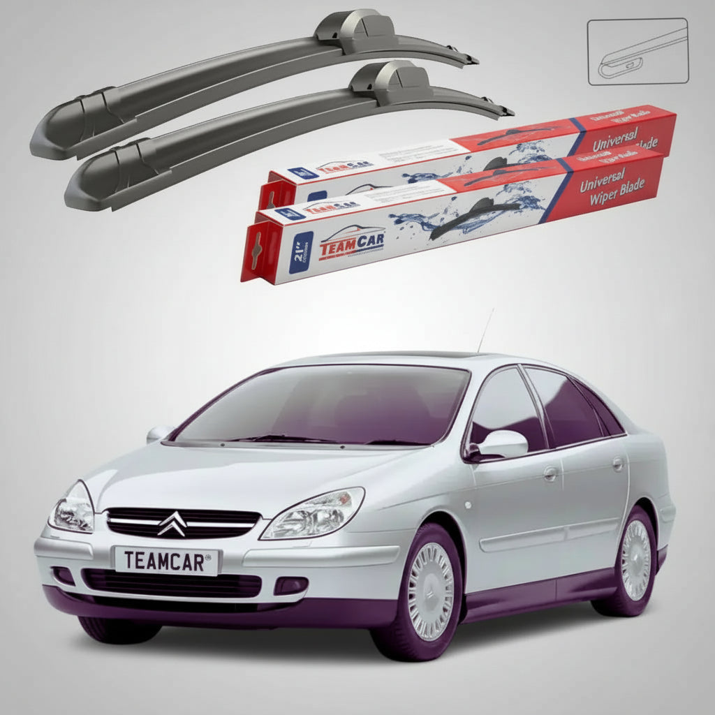 Ștergătoare Citroën C5 Gen 1 (DC) Hatchback 2001-2003 | Set Față Flat – TeamCar®