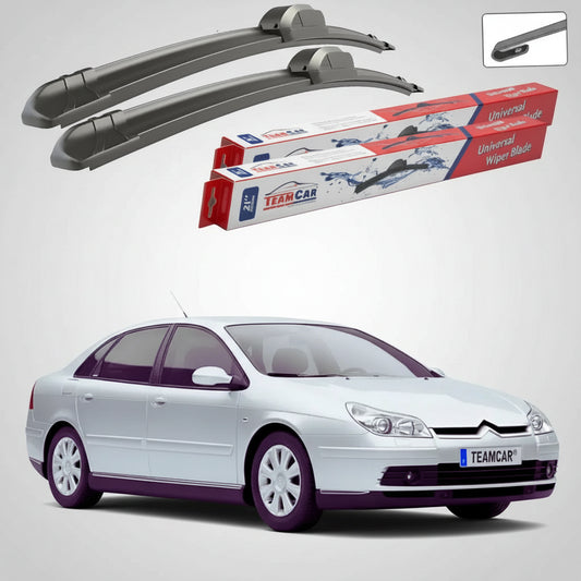 Ștergătoare Citroën C5 Gen 1 (DC) Hatchback 2003-2004 | Set Față Flat – TeamCar®