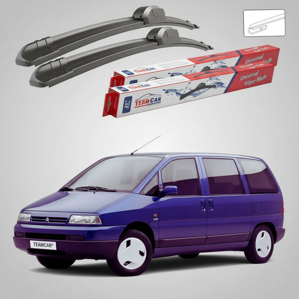 Ștergătoare Citroën Evasion 22 U6 1994-2002 | Set Față Flat – TeamCar®
