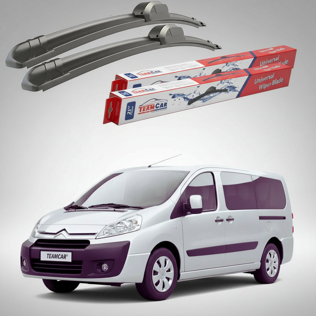 Ștergătoare Citroën Jumpy II G9 2007-prezent 2-Doors | Set Față Flat – TeamCar®