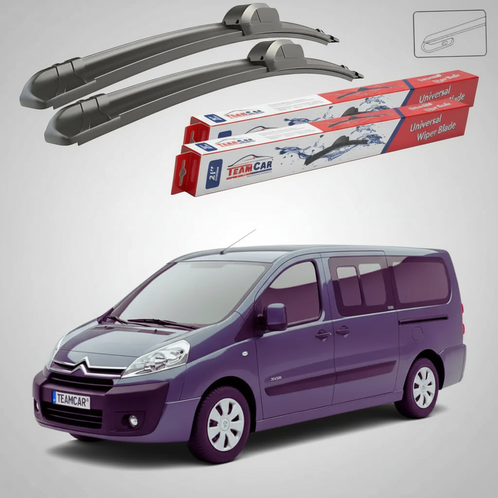 Ștergătoare Citroën Jumpy II G9 2007-prezent | Set Față Flat – TeamCar®