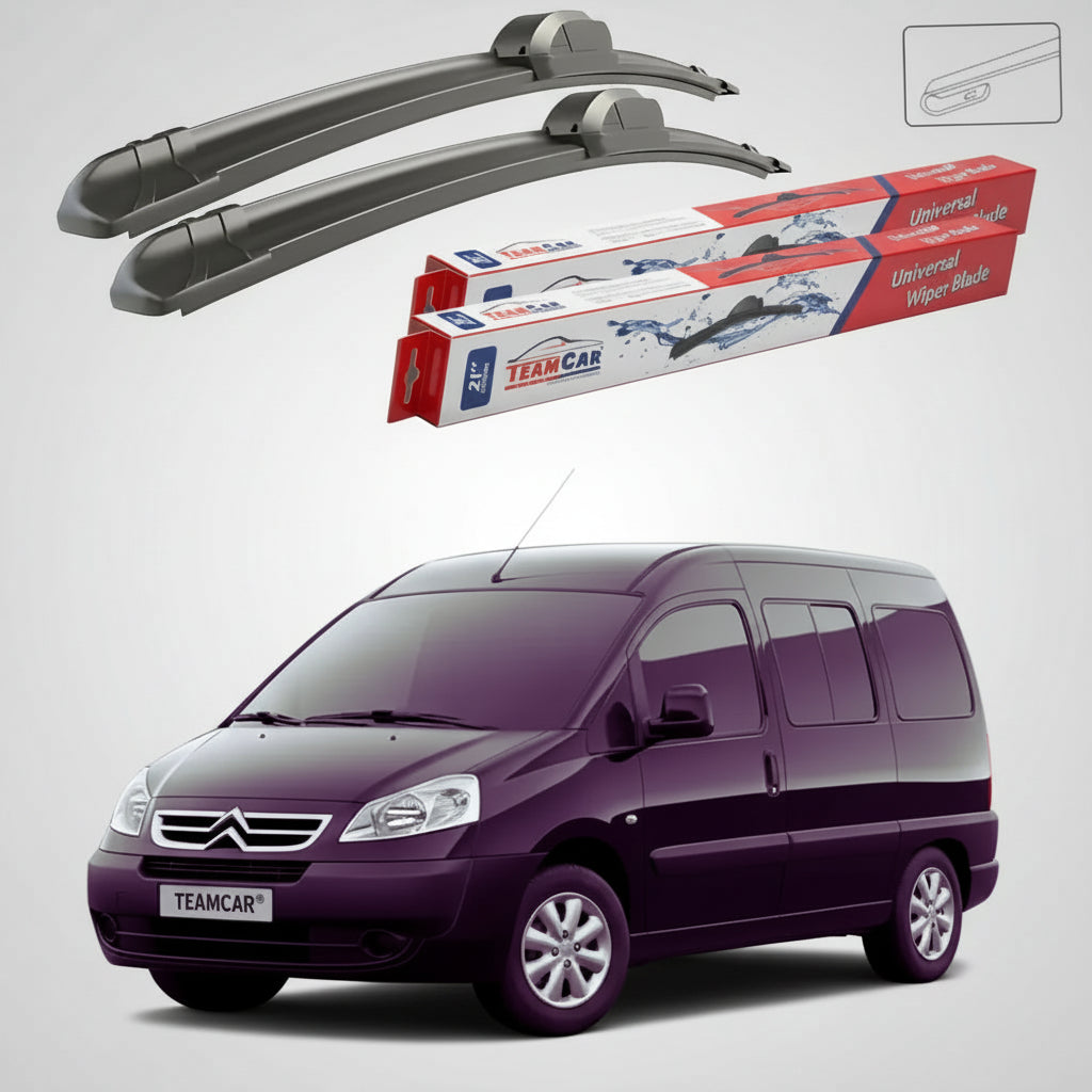 Ștergătoare Citroën Jumpy U6 1995-2006 | Set Față Flat – TeamCar®