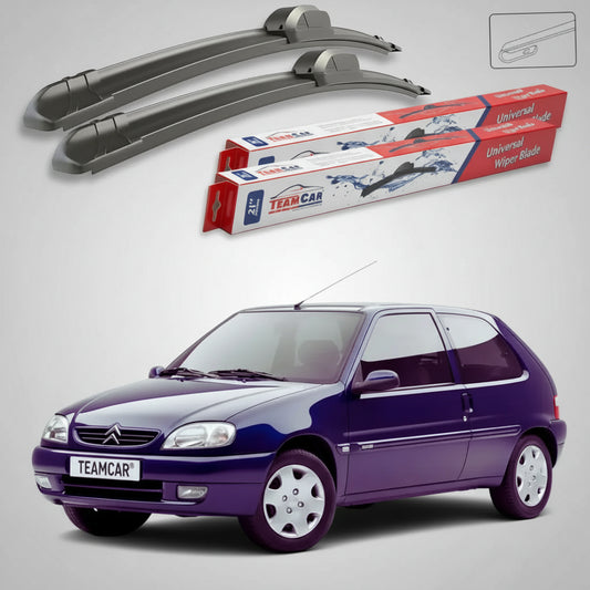 Ștergătoare Citroën Saxo S1 Hatchback 1999-2004 | Set Față Flat – TeamCar®