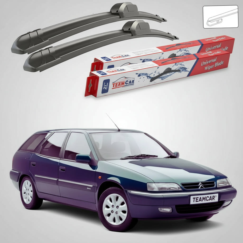 Ștergătoare Citroën Xantia Break X2 Facelift Estate 1999-2001 | Set Față Flat – TeamCar®