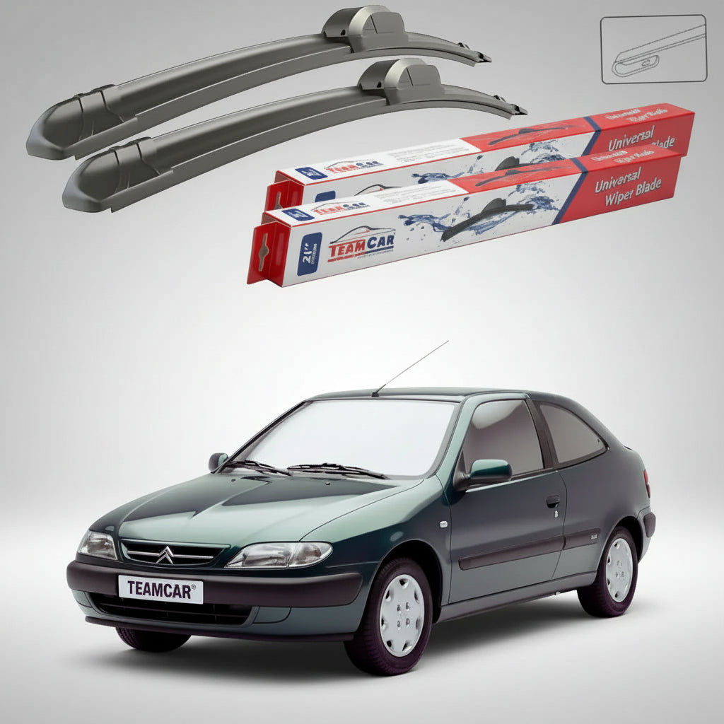 Ștergătoare Citroën Xsara Coupé N0 1998-2005 | Set Față Flat – TeamCar®