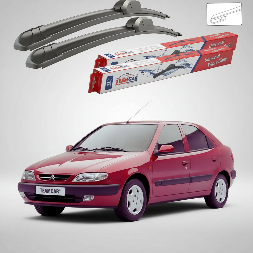 Ștergătoare Citroën Xsara N1 Hatchback 1997-2005 | Set Față Flat – TeamCar®