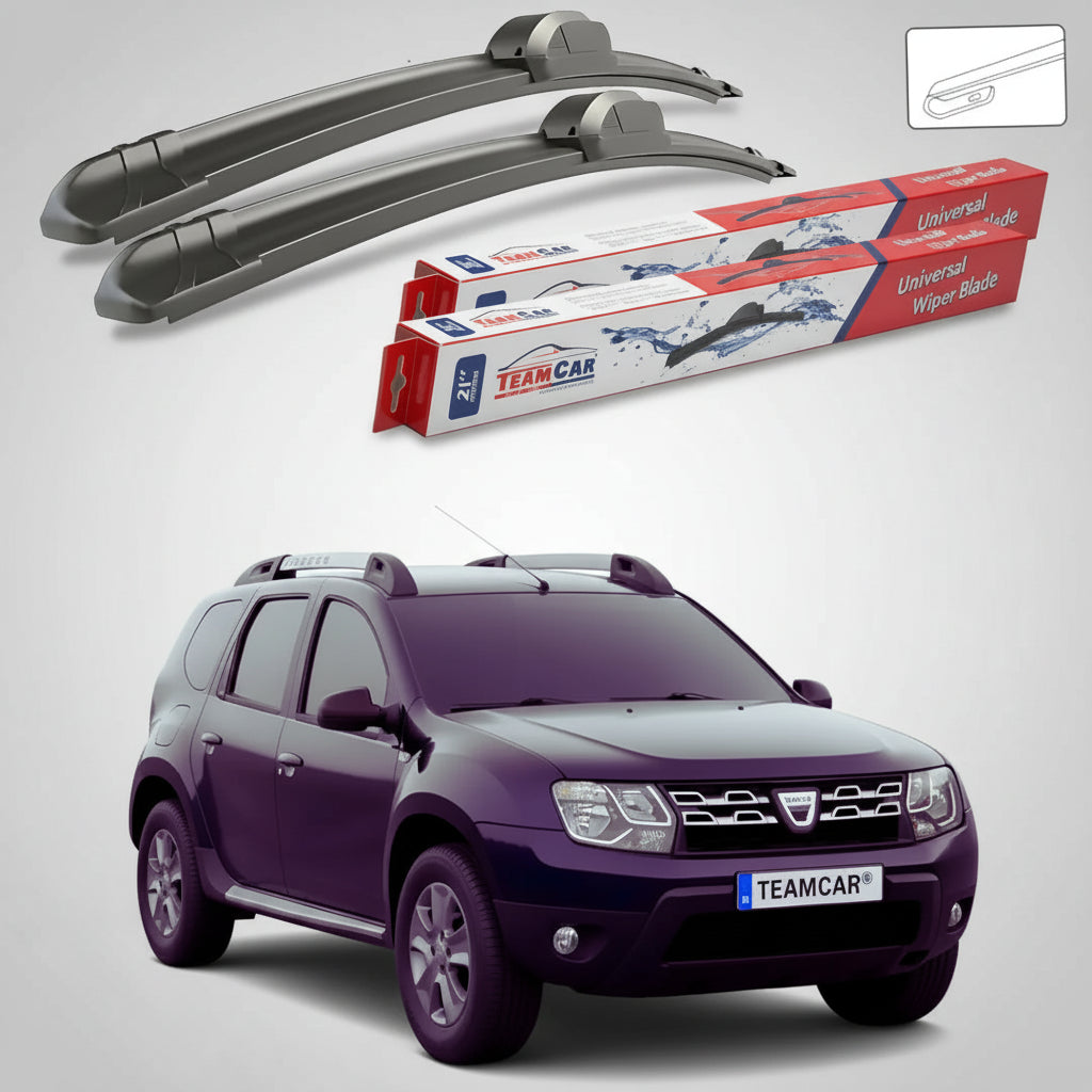Ștergătoare Dacia Duster I Facelift SUV 2014-2016 | Set Față Flat – TeamCar®