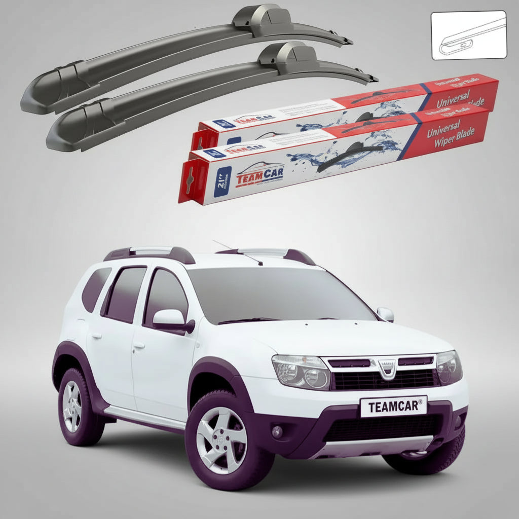 Ștergătoare Dacia Duster I SUV 2011-2014 | Set Față Flat – TeamCar®