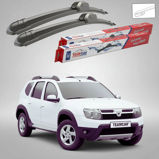 Ștergătoare Dacia Duster I SUV 2011-2014 | Set Față Flat – TeamCar®