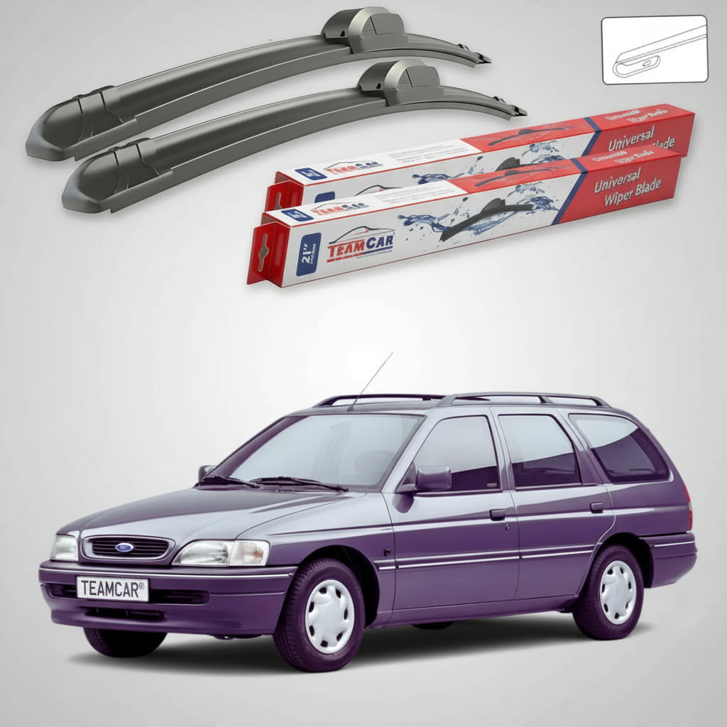 Ștergătoare Ford Escort Gen V VI Turnier Break 1990-1994 | Set Față Flat – TeamCar®