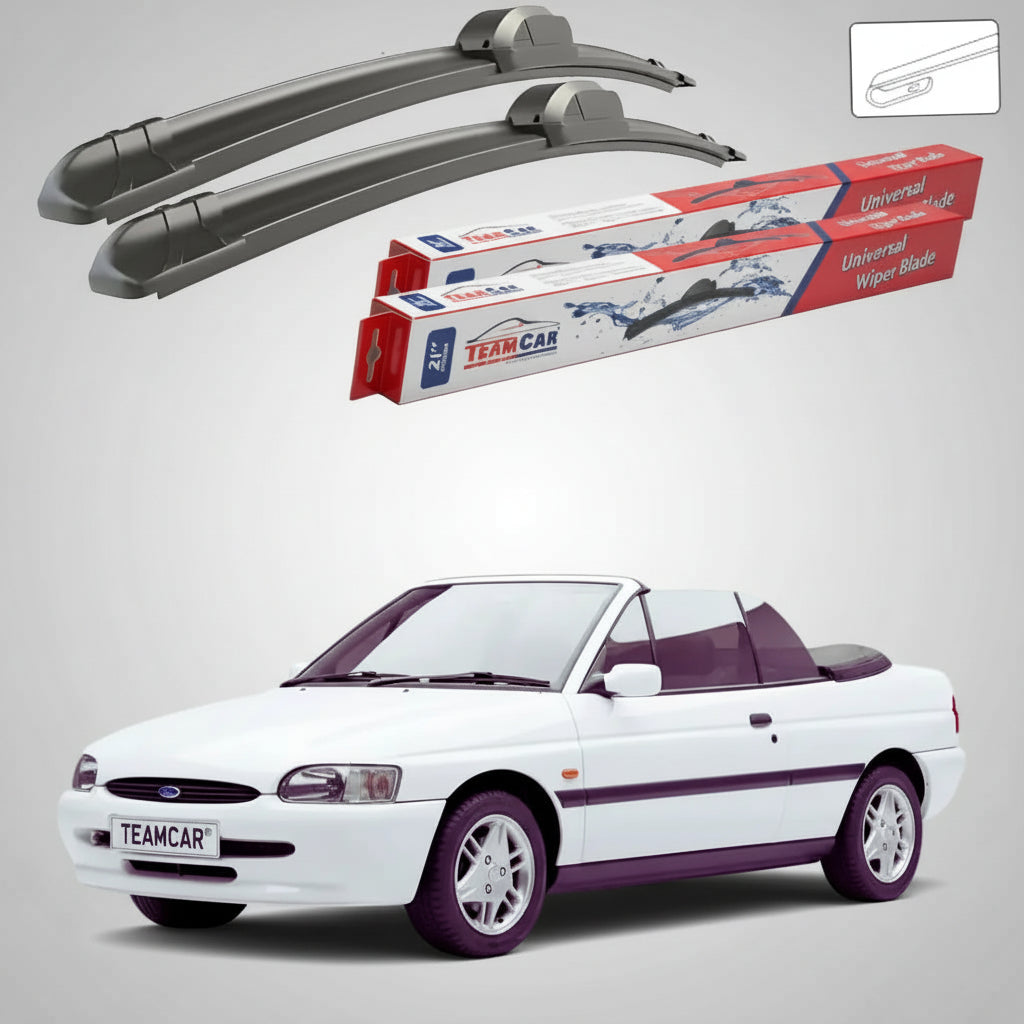 Ștergătoare Ford Escort Gen VII Cabriolet 1995-2001 | Set Față Flat – TeamCar®