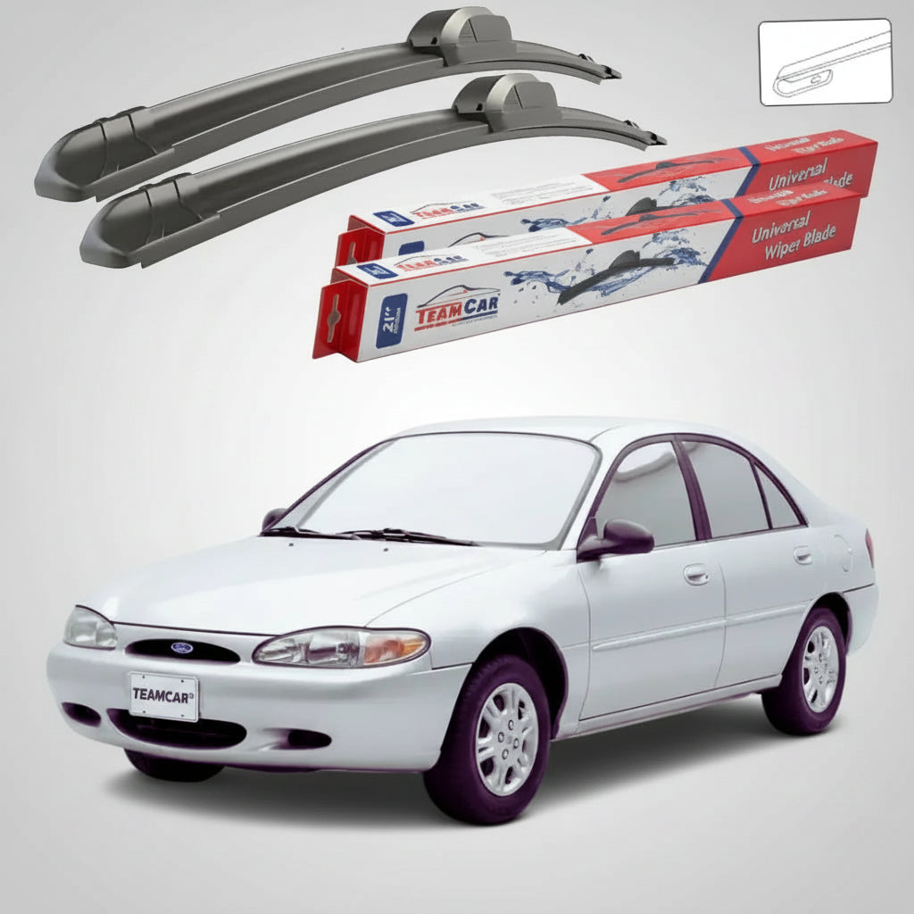 Ștergătoare Ford Escort Gen VII Sedan 1995-2001 | Set Față Flat – TeamCar®