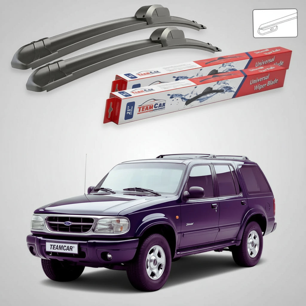 Ștergătoare Ford Explorer SUV Gen II 1999-2001 | Set Față Flat – TeamCar®