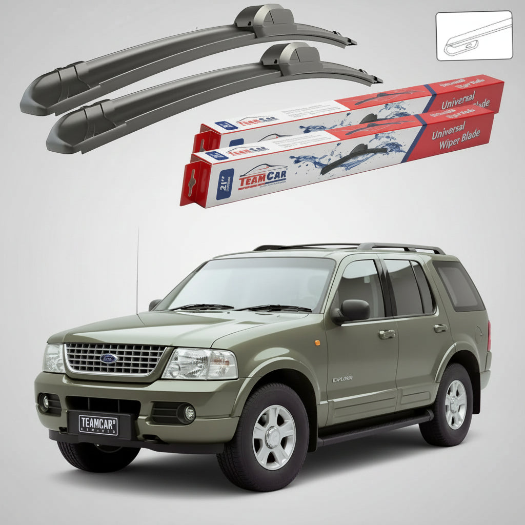 Ștergătoare Ford Explorer SUV Gen III 2001 | Set Față Flat – TeamCar®