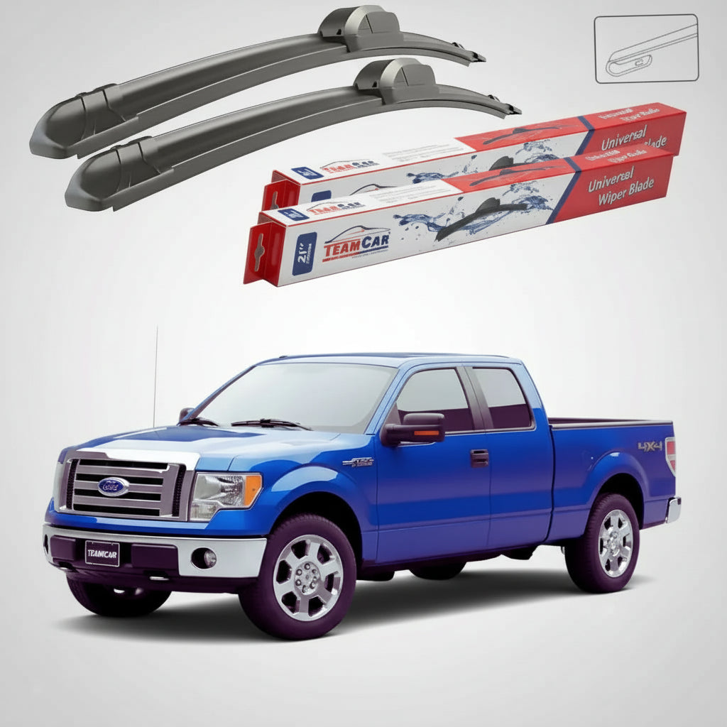 Ștergătoare Ford F150 Extended Cab Pick-up Gen XII+ 2008-prezent | Set Față Flat – TeamCar®