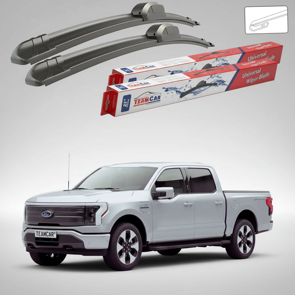 Ștergătoare Ford F150 Lightning Pick-up 2022-prezent | Set Față Flat – TeamCar®